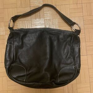 Genuine Roots Leather Black Purse